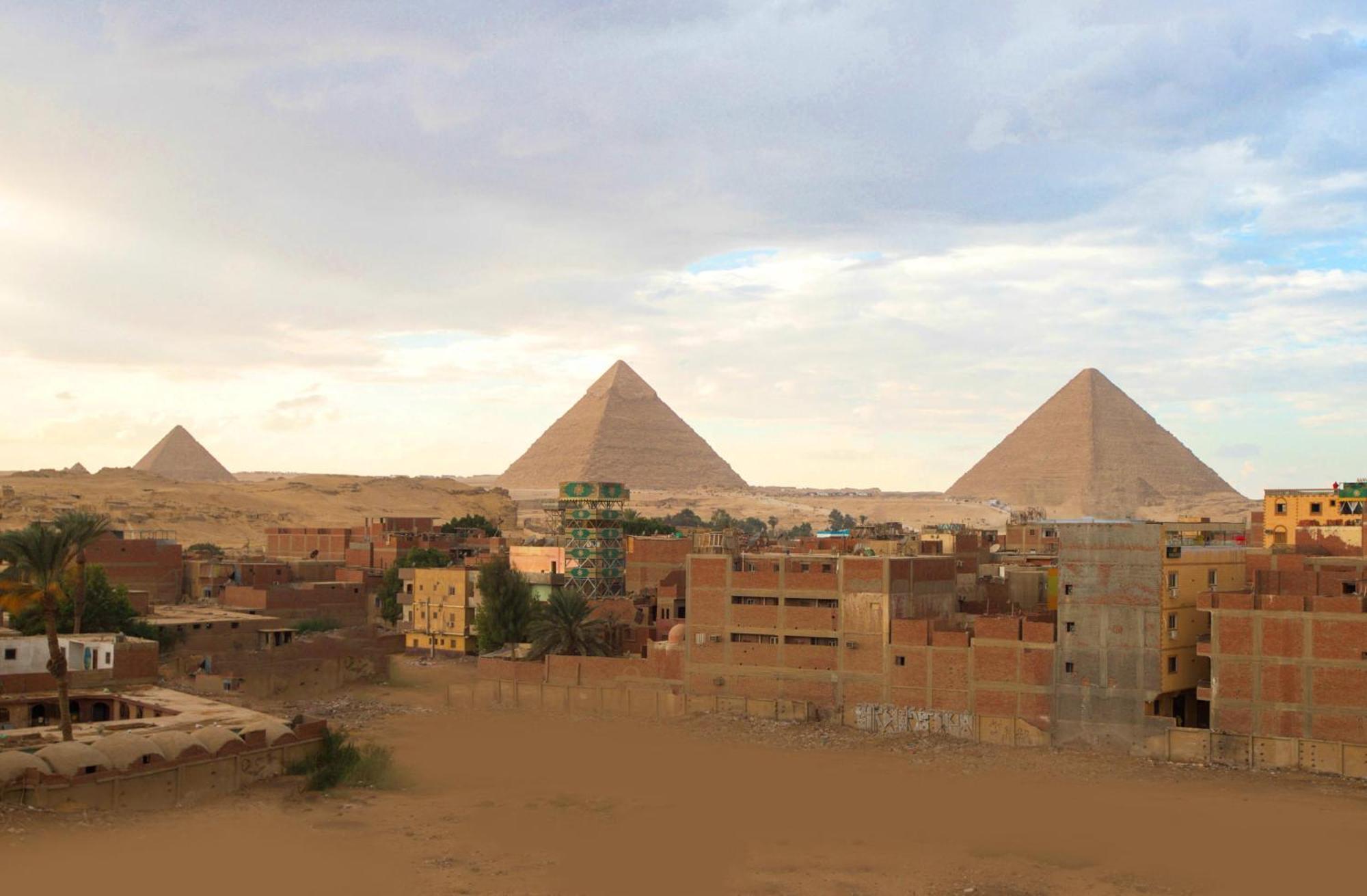 Pyramids Plateau Hotel Kafrat al Jabal ภายนอก รูปภาพ