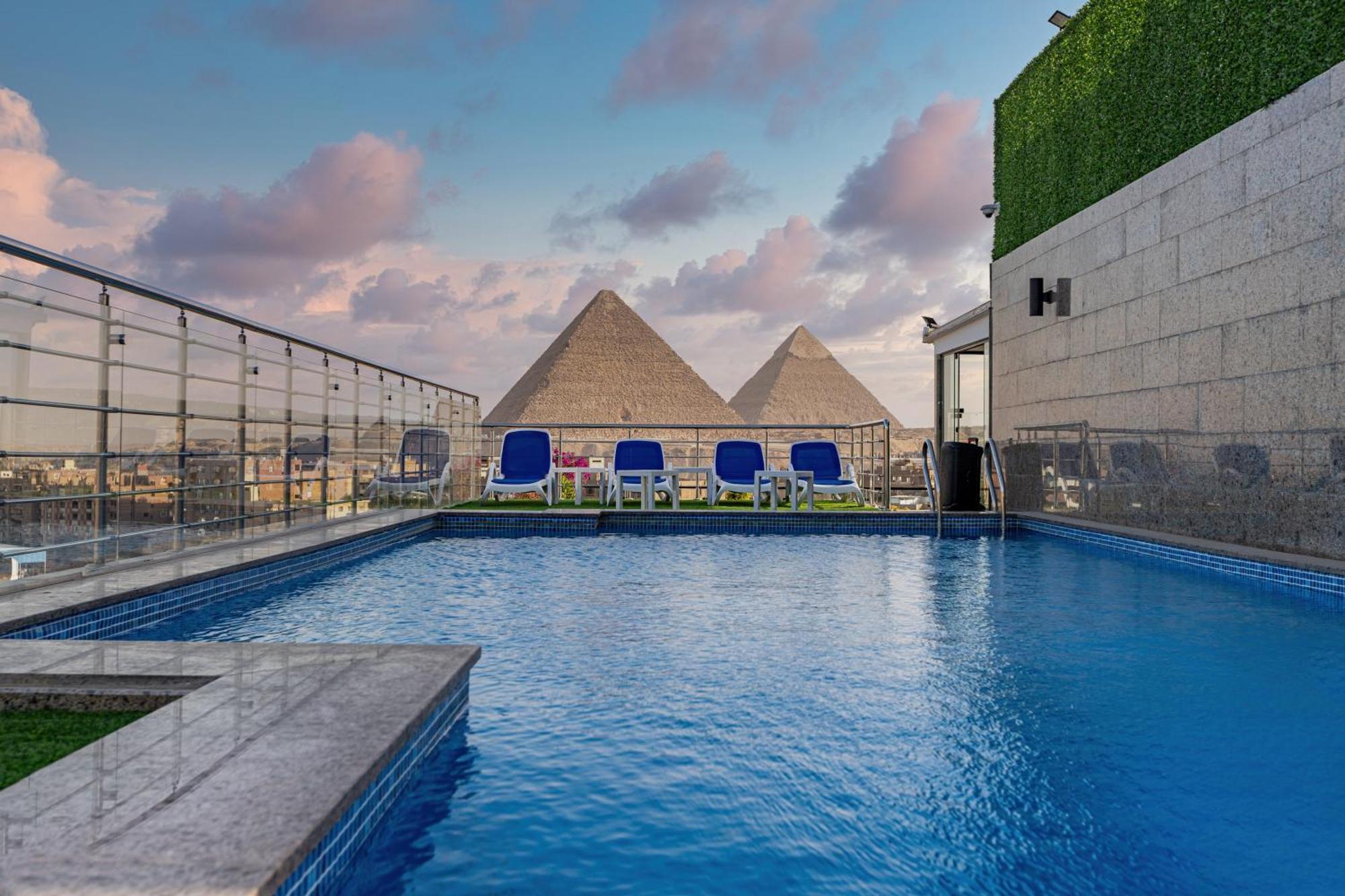 Pyramids Plateau Hotel Kafrat al Jabal ภายนอก รูปภาพ